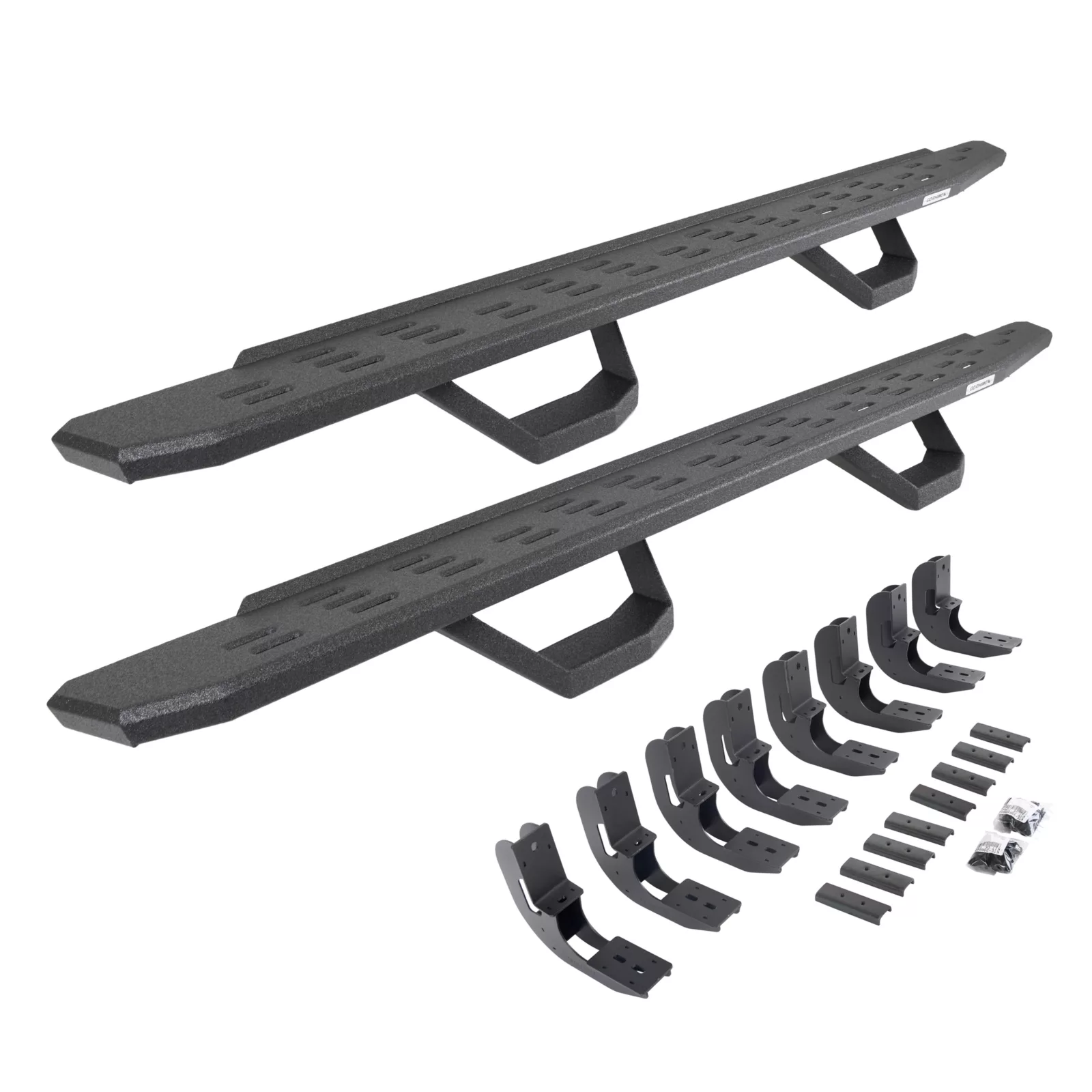 RB30 Running Boards with Mounting Brackets, 2 Pairs Drop Steps Kit