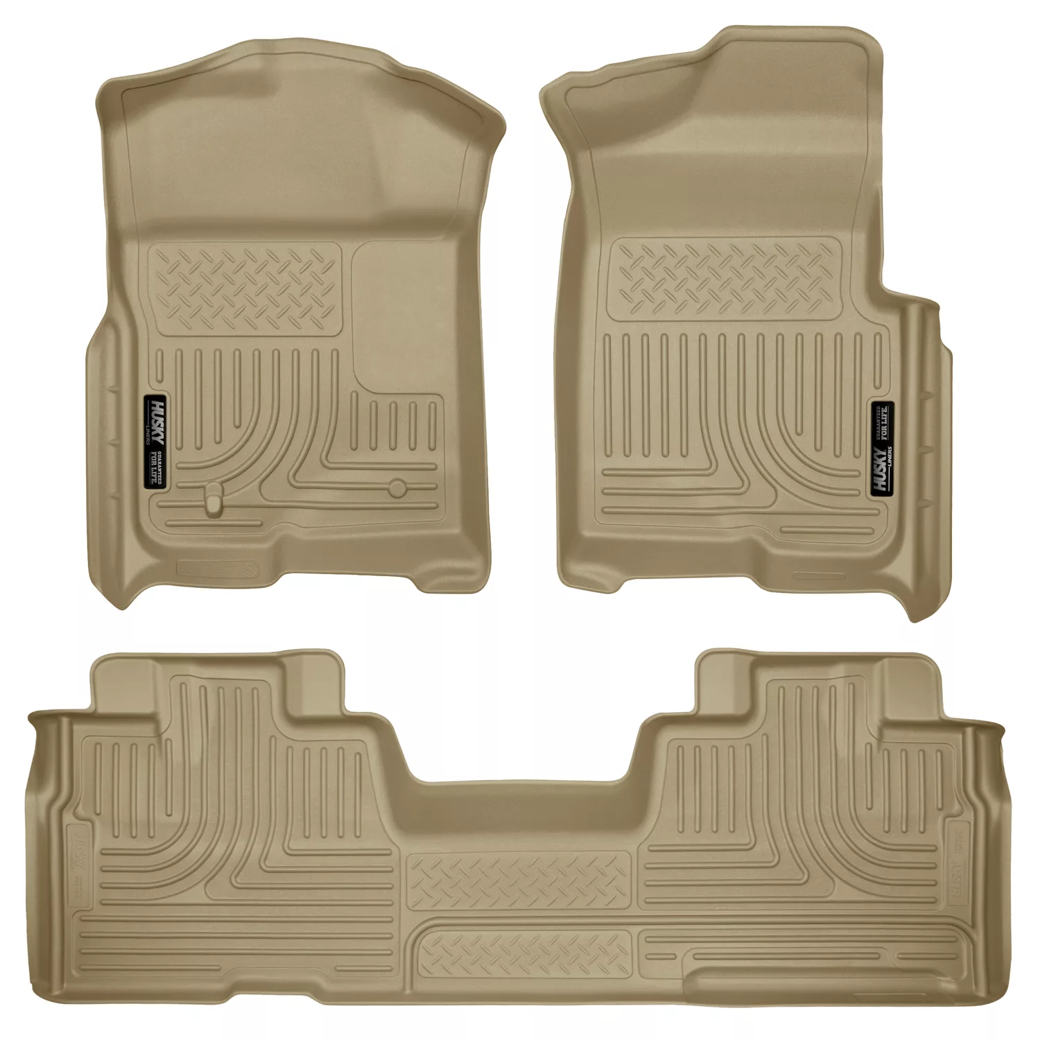 Husky Liners Front & 2nd Seat Floor Liners (Footwell Coverage)