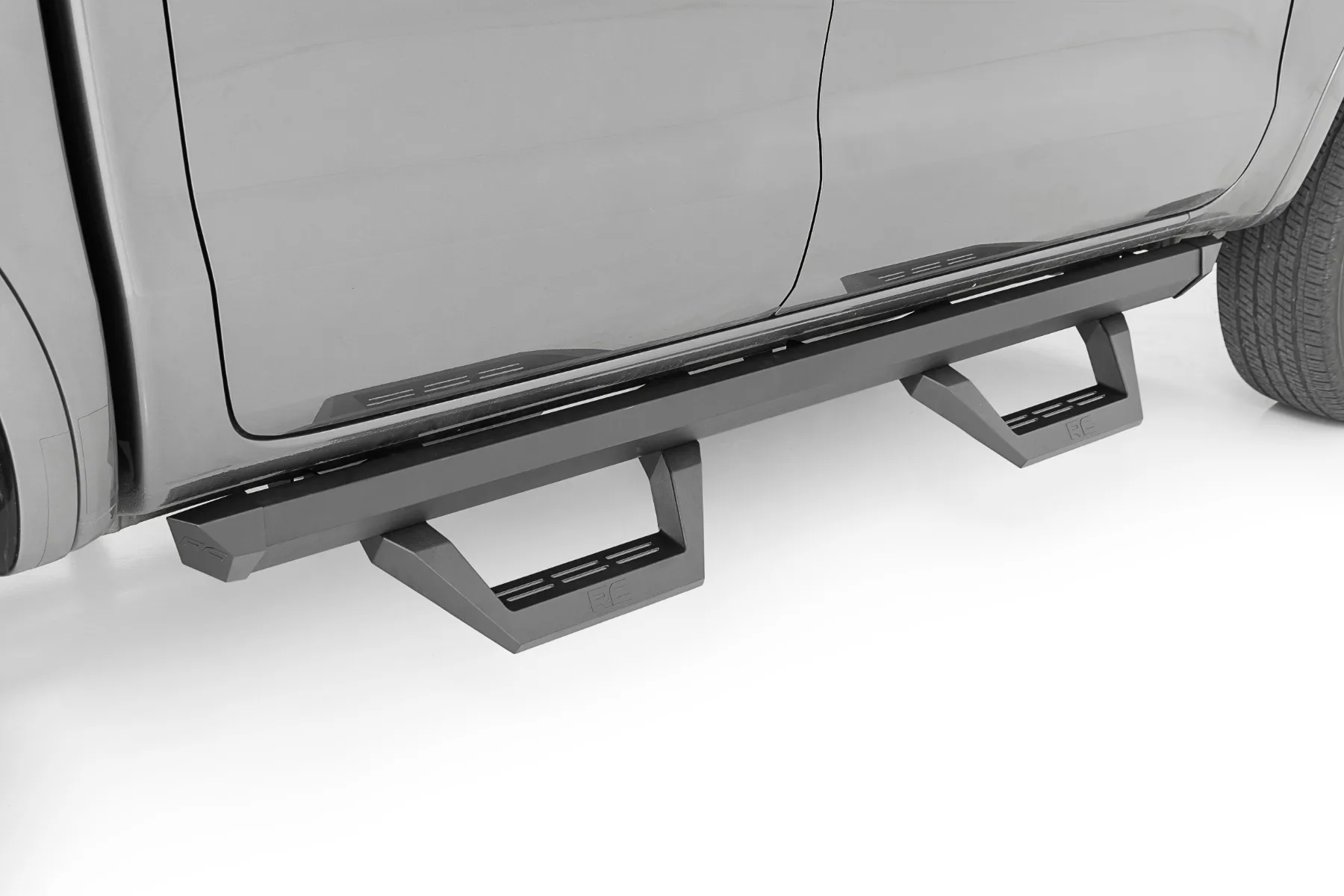 Rough Country SRX2 Adjustable Aluminum Steps; Ford Ranger 2WD/4WD (2019-2023)