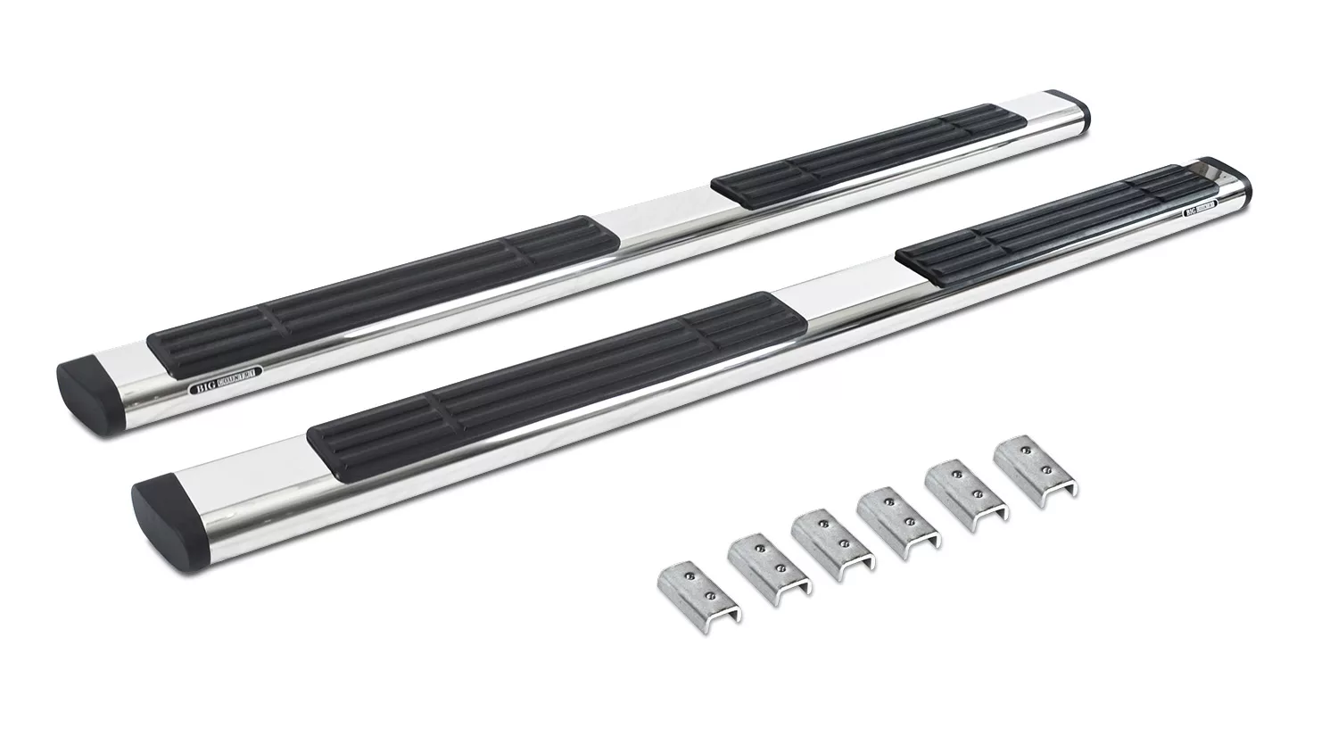 6" OE Xtreme Side Steps with Mounting Brackets Kit