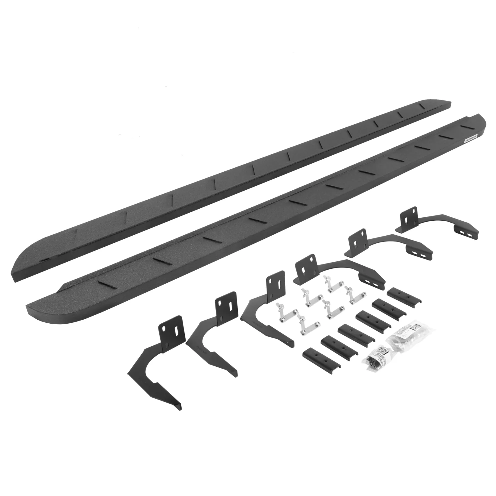 RB10 Slim Line Running Boards with Mounting Brackets Kit