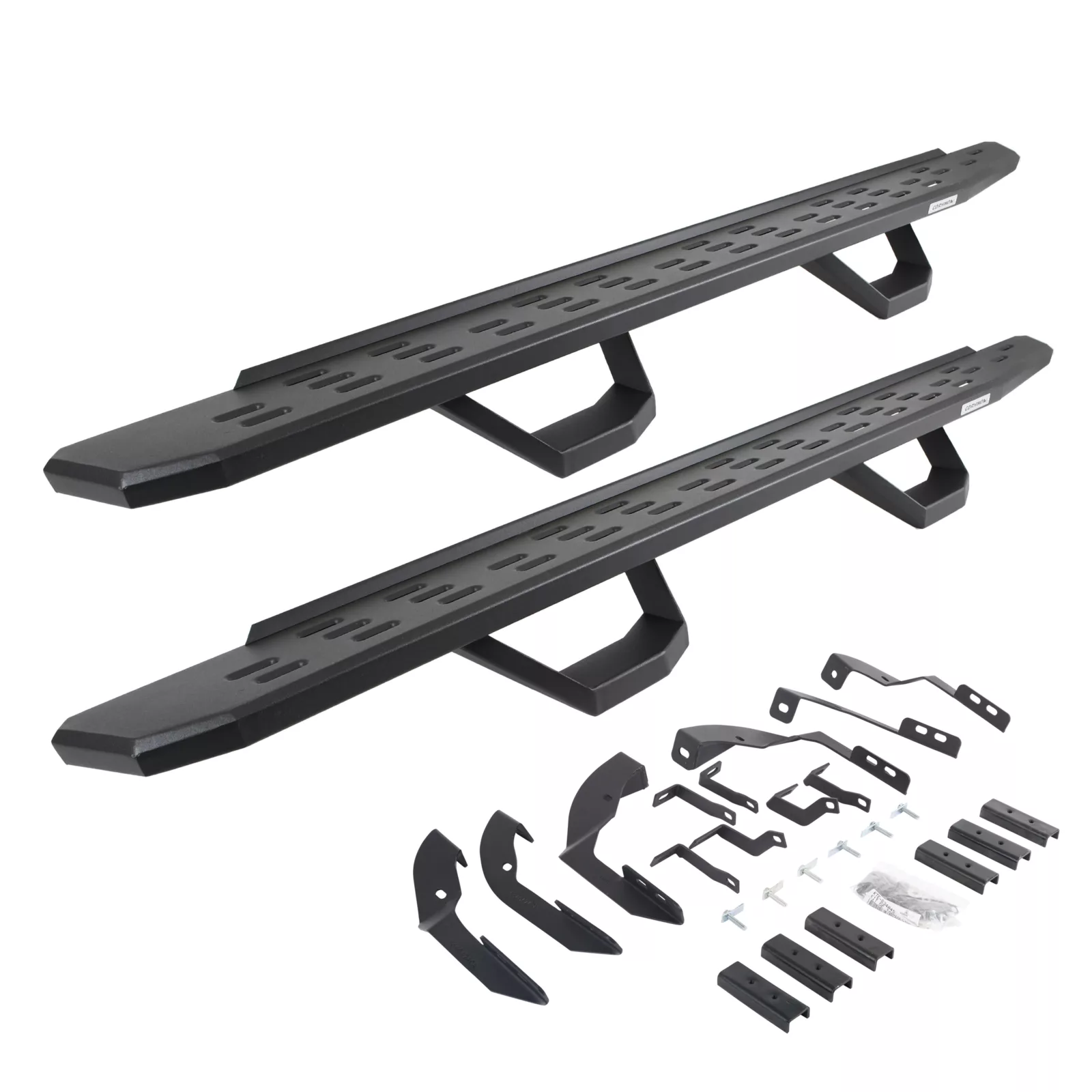 RB30 Running Boards with Mounting Brackets, 2 Pairs Drop Steps Kit
