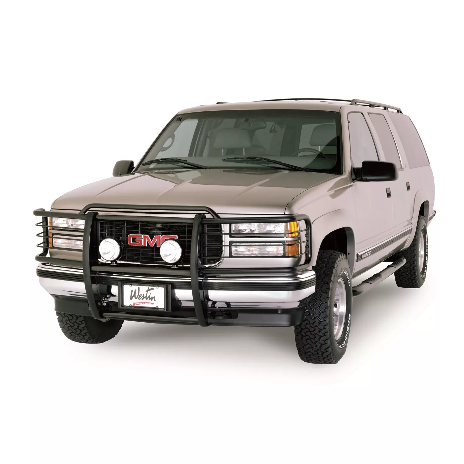 Westin 2002-2009 Chevrolet/GMC Tahoe 4Dr (Excl Z71) E-Series 3 Nerf Step Bars - Black