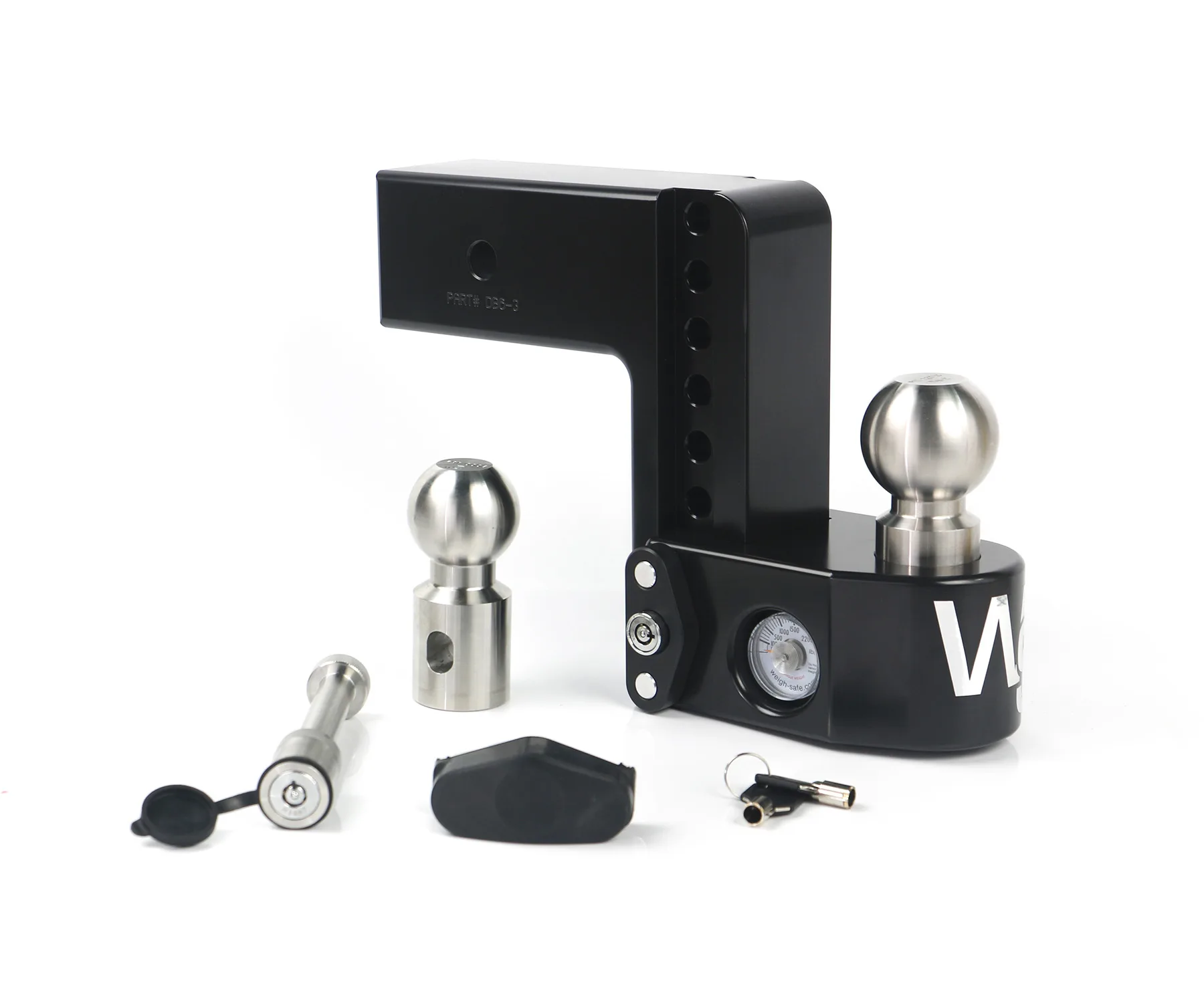 Weigh Safe Cerakoted Trailer Hitch - 6" Drop for 3" Receiver w/ WS05