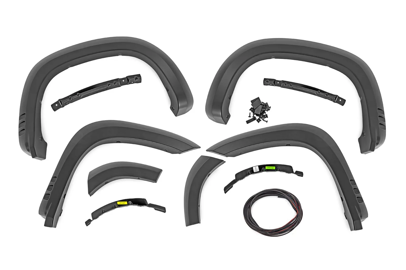 Rough Country SF1 Fender Flares; Chevy Silverado 1500 2WD/4WD (2019-2023)
