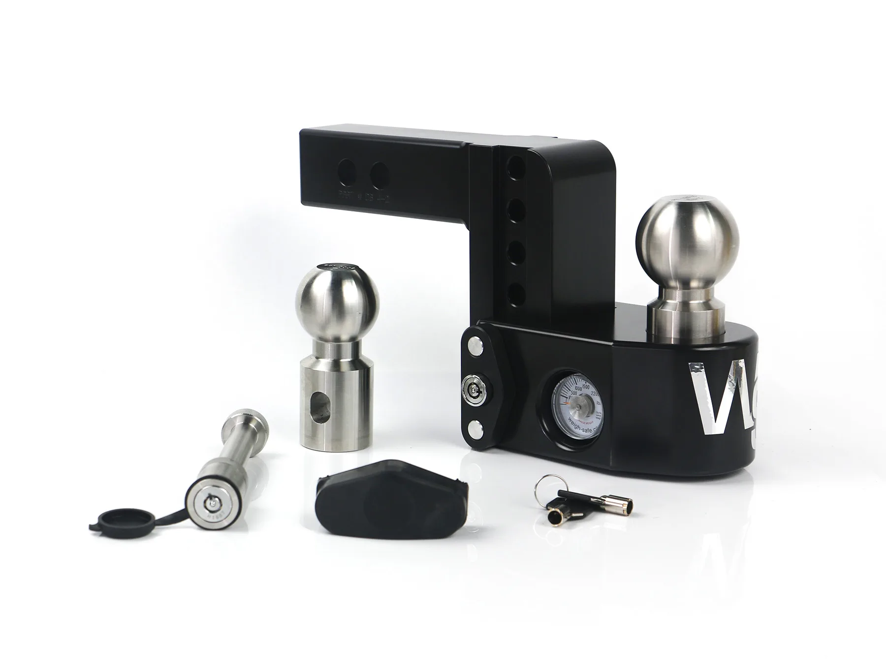 Weigh Safe Cerakoted Trailer Hitch - 4" Drop for 2" Receiver W/ WS05