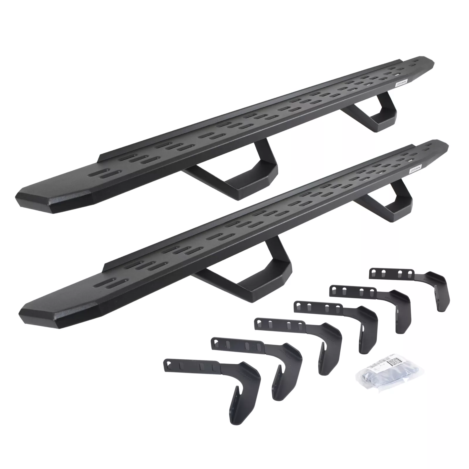 RB30 Running Boards with Mounting Brackets, 2 Pairs Drop Steps Kit