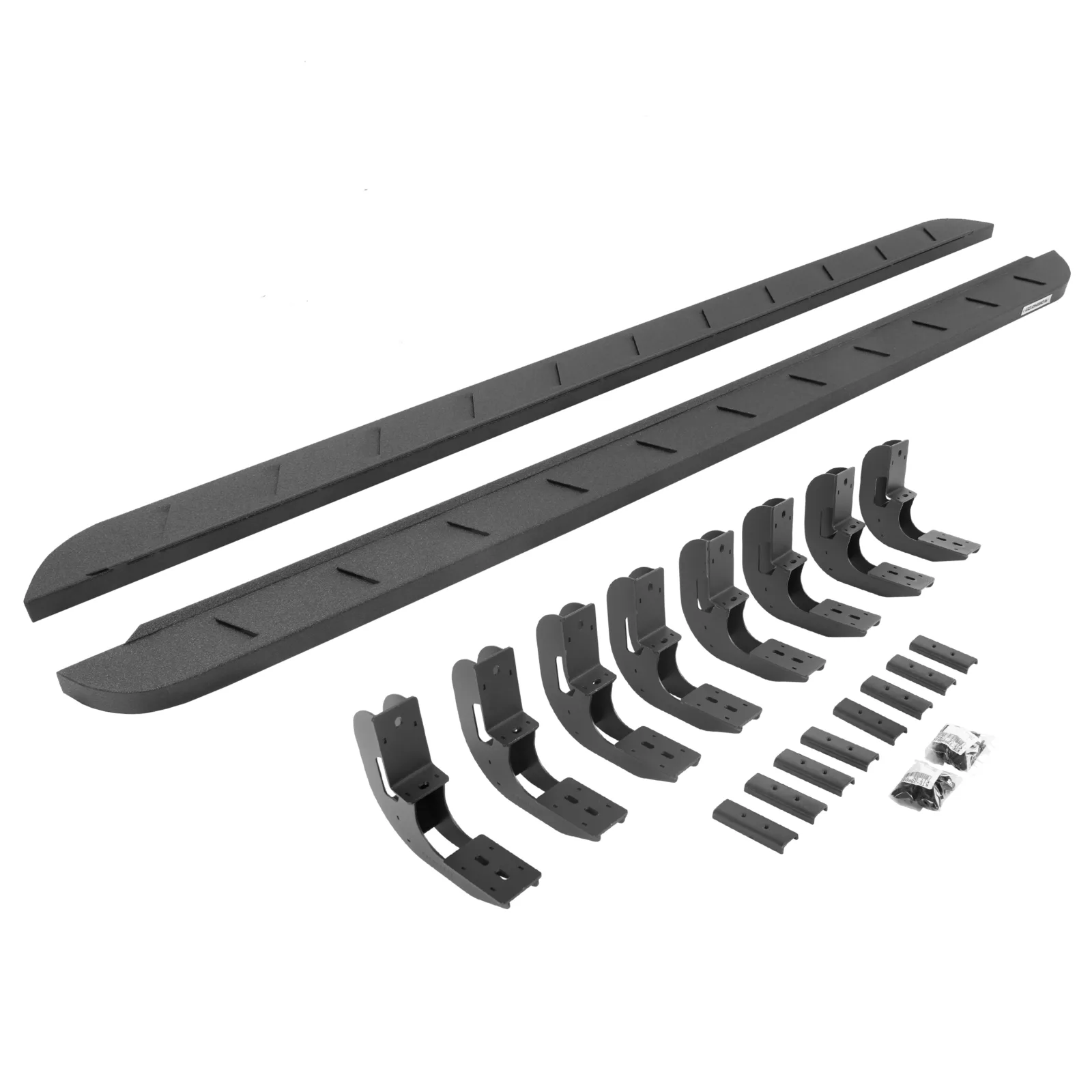 RB10 Slim Line Running Boards with Mounting Brackets Kit