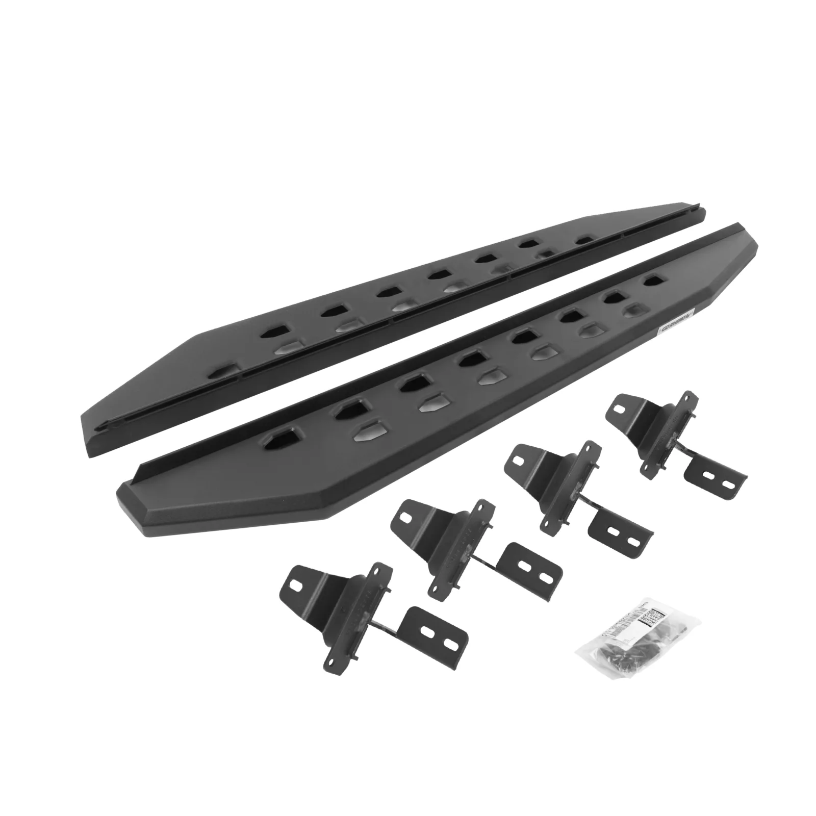 RB20 Slim Line Running Boards with Mounting Brackets Kit