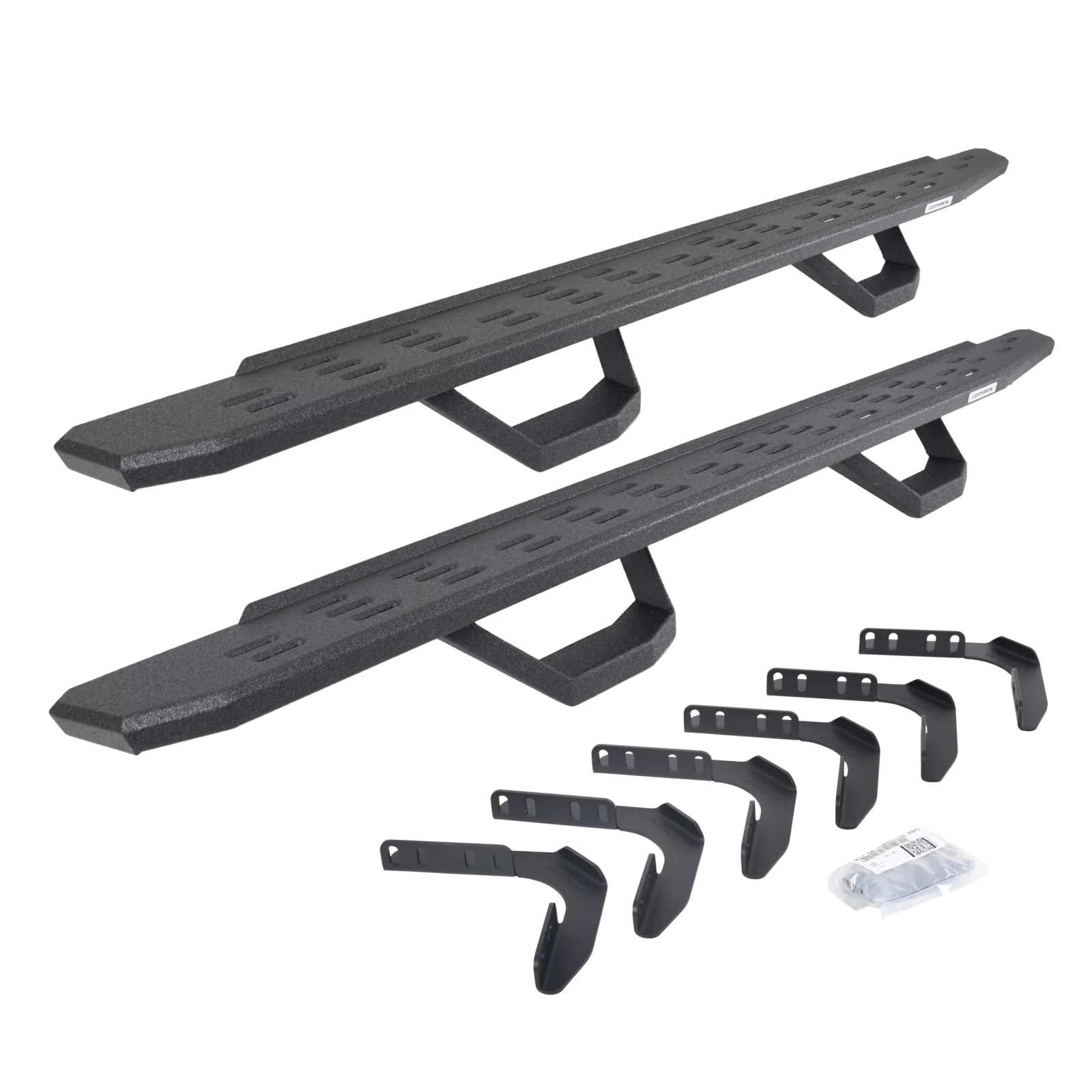 RB30 Running Boards with Mounting Brackets, 2 Pairs Drop Steps Kit