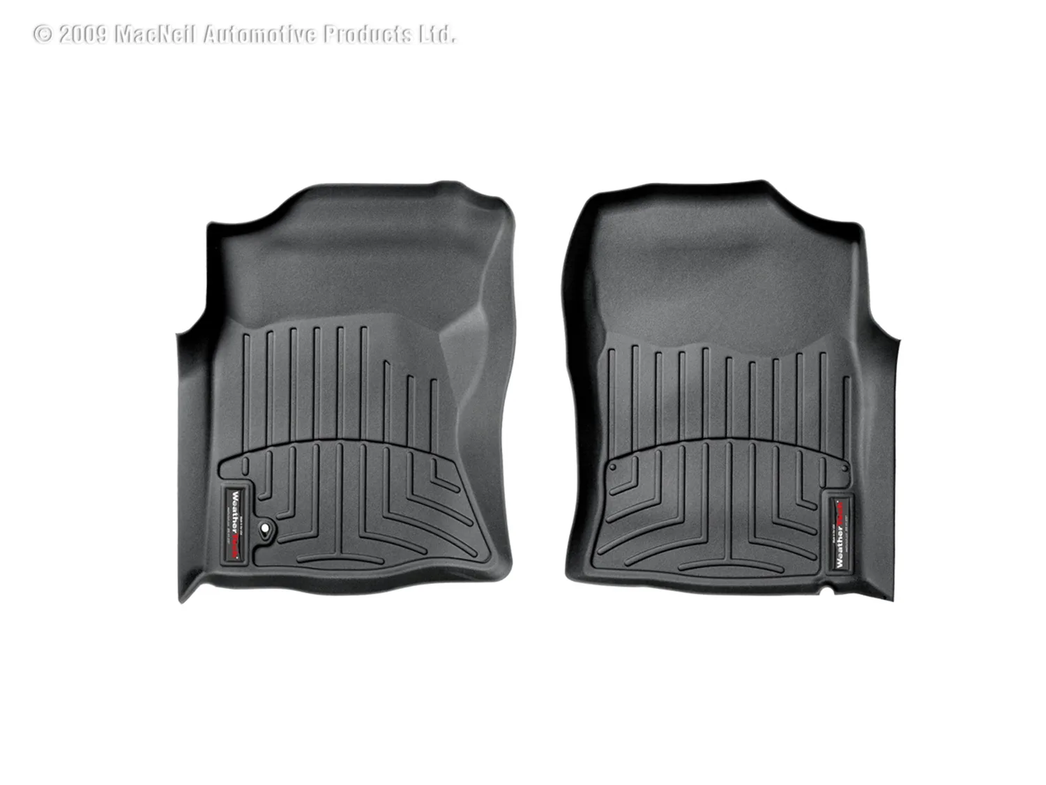WeatherTech FloorLiner™ DigitalFit®; Black; Front;