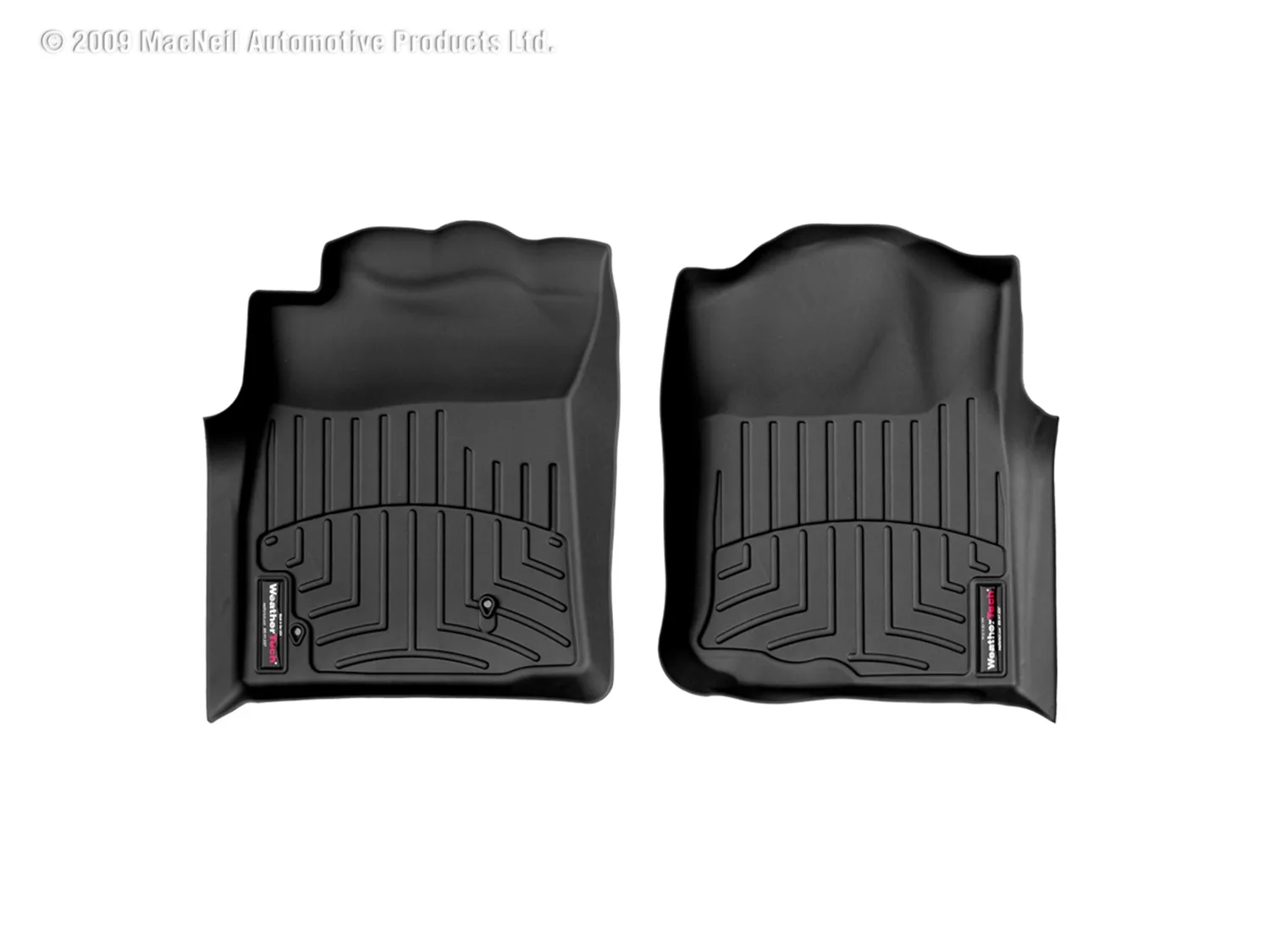 WeatherTech FloorLiner™ DigitalFit®; Black; Front;