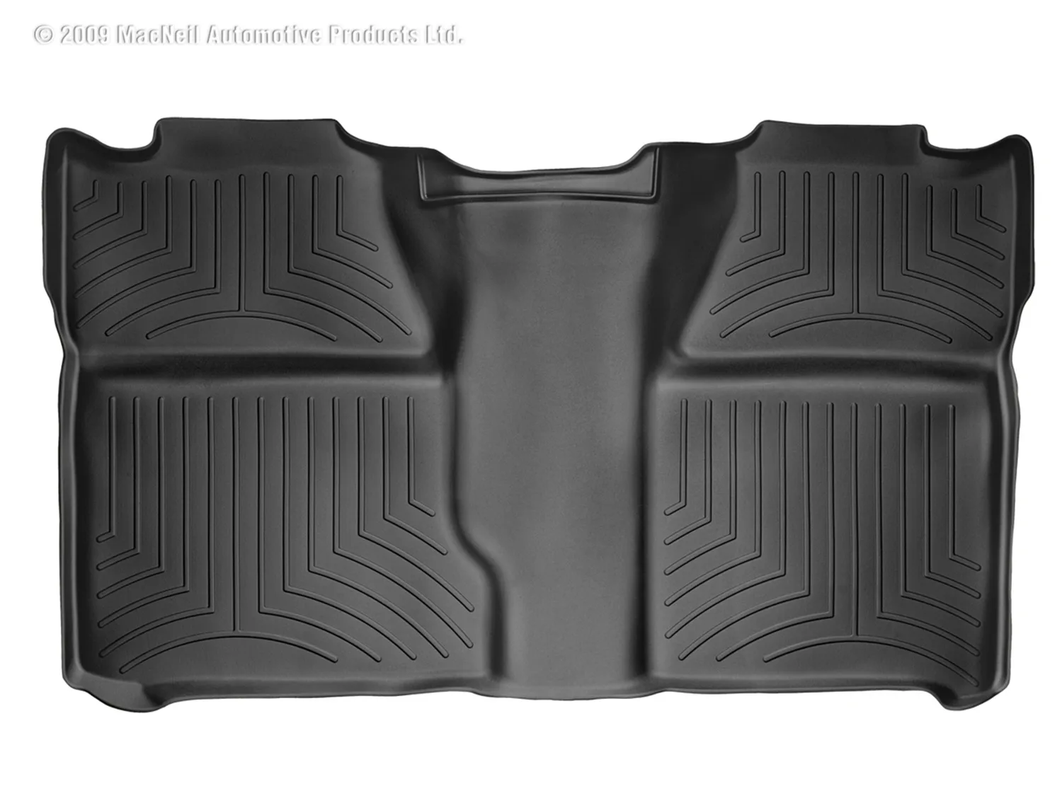 WeatherTech FloorLiner™ DigitalFit®; Black; Rear;