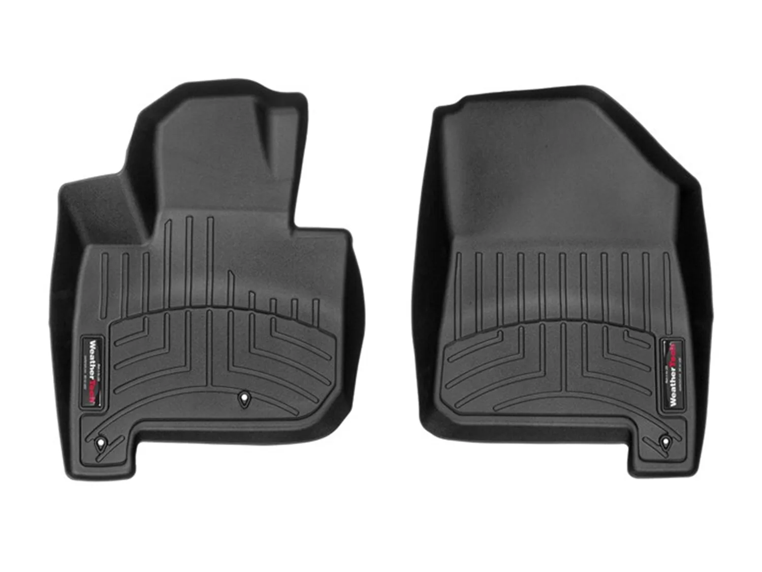 WeatherTech FloorLiner™ DigitalFit®; Black; Front;