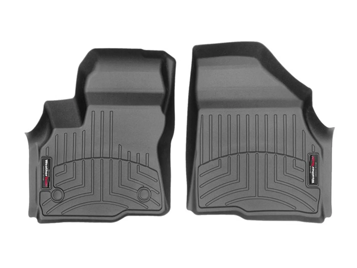 WeatherTech FloorLiner™ DigitalFit®; Black; Front;