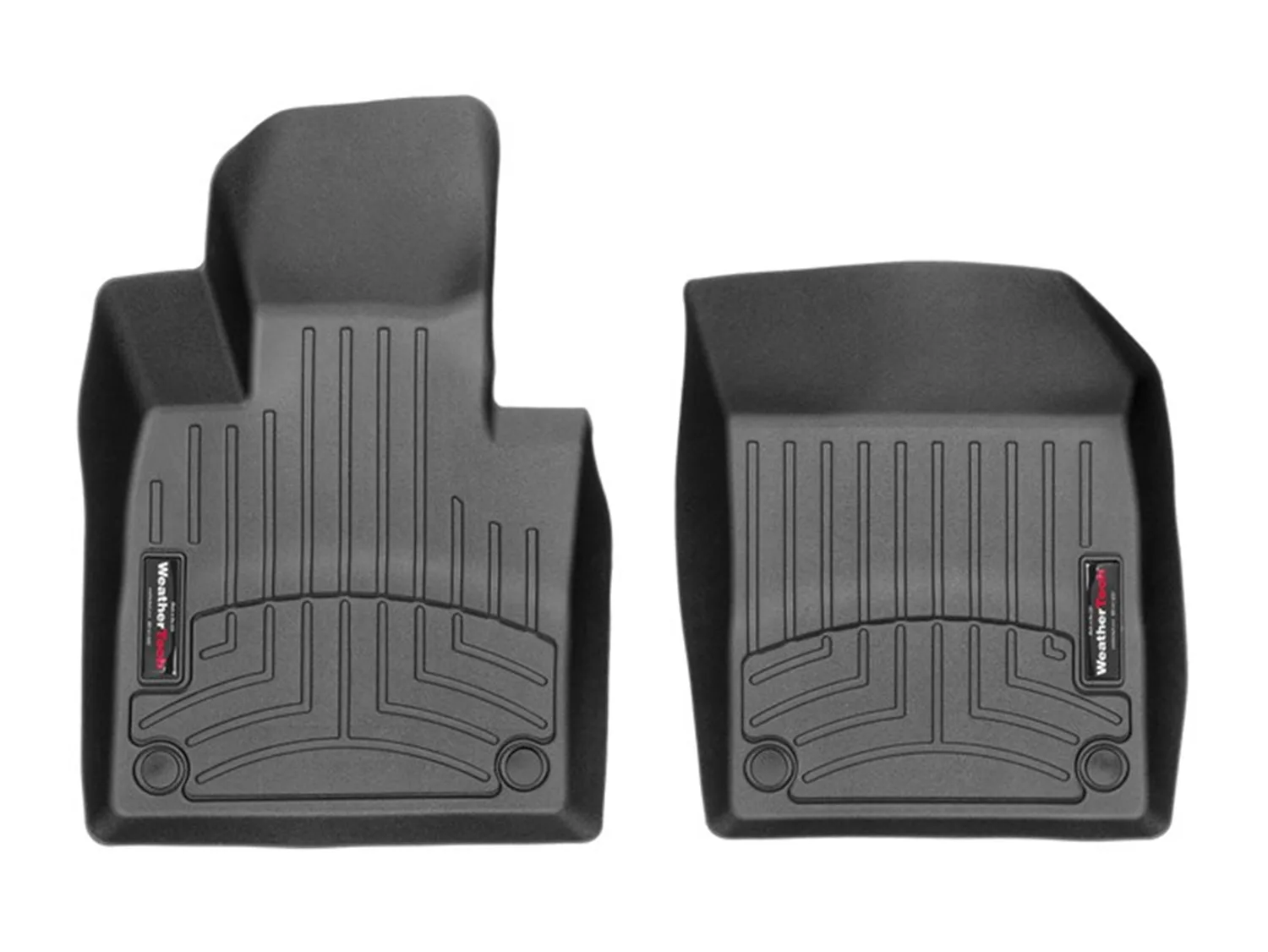 WeatherTech FloorLiner™ DigitalFit®; Black; Front;