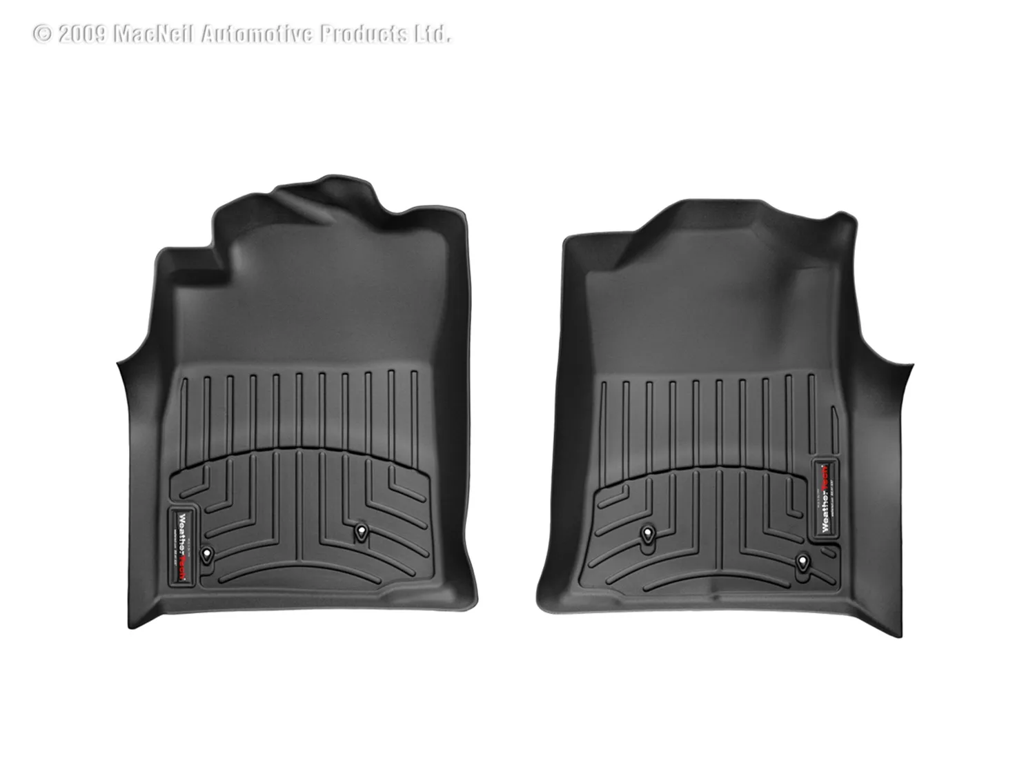 WeatherTech FloorLiner™ DigitalFit®; Black; Front;