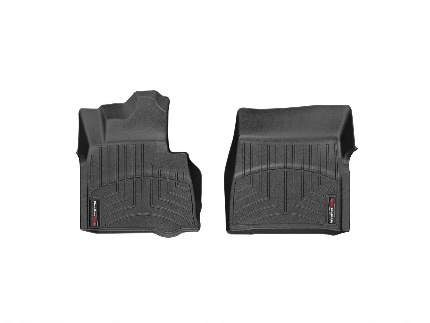 WeatherTech FloorLiner™ DigitalFit®; Black; Front;