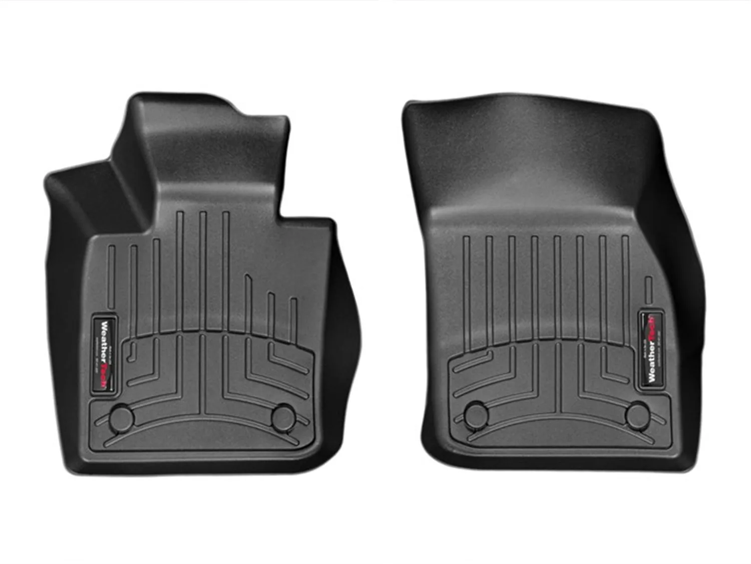 WeatherTech FloorLiner™ DigitalFit®; Black; Front;