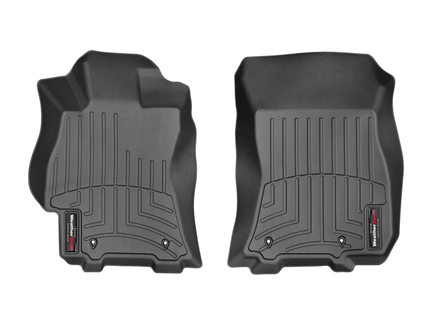WeatherTech FloorLiner™ DigitalFit®; Black; Front;