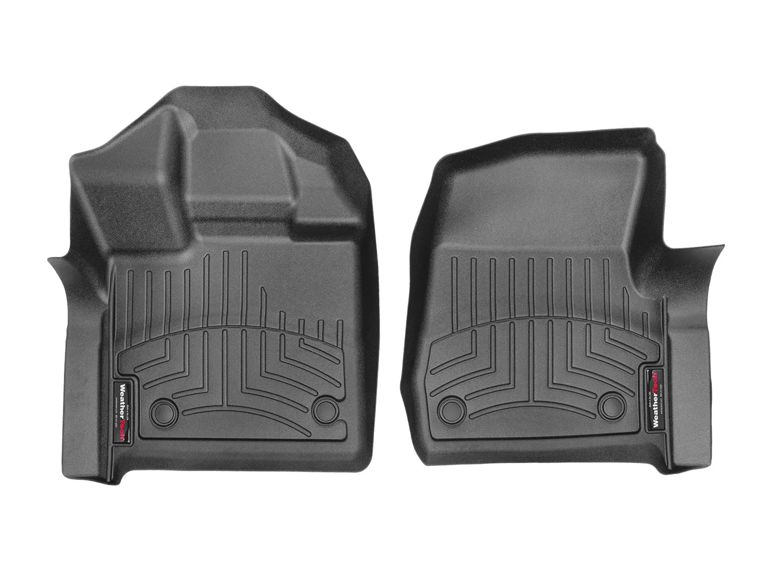 WeatherTech FloorLiner™ DigitalFit®; Black; Front;