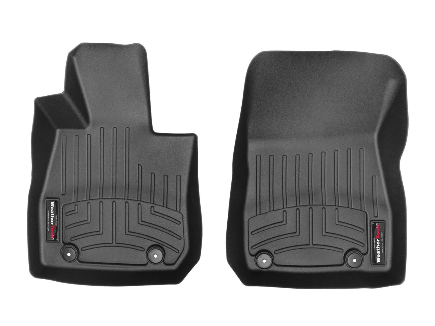 WeatherTech FloorLiner™ DigitalFit®; Black; Front;