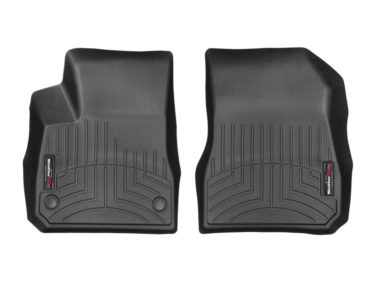 WeatherTech FloorLiner™ DigitalFit®; Black; Front;