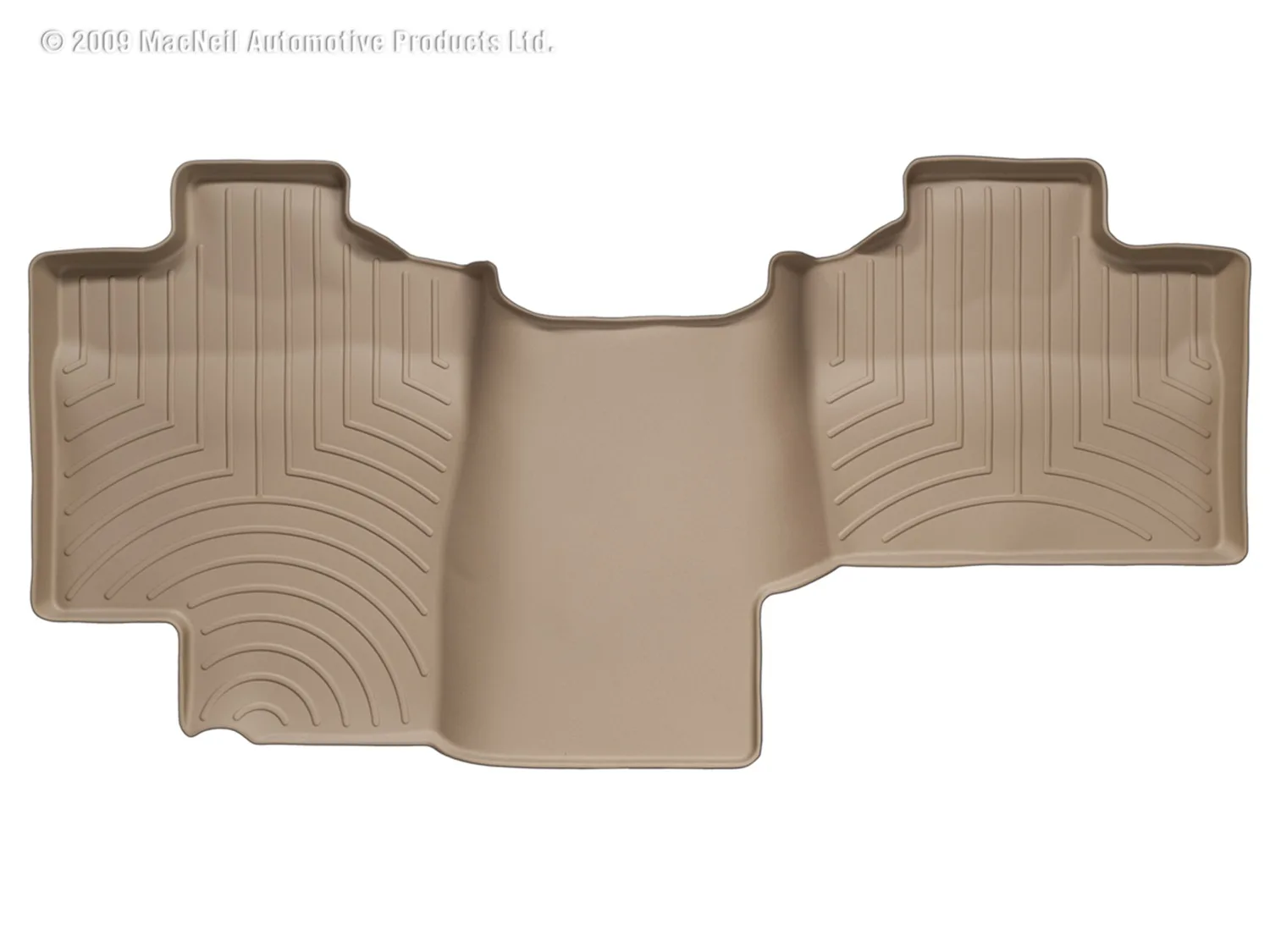 WeatherTech FloorLiner™ DigitalFit®; Tan; Rear;