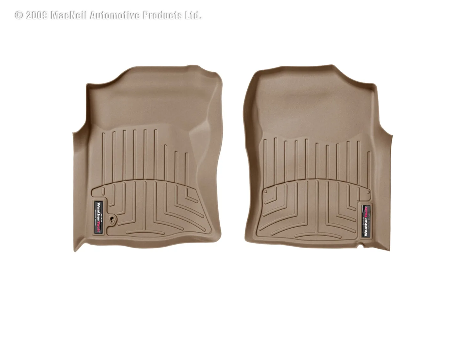 WeatherTech FloorLiner™ DigitalFit®; Tan; Front;