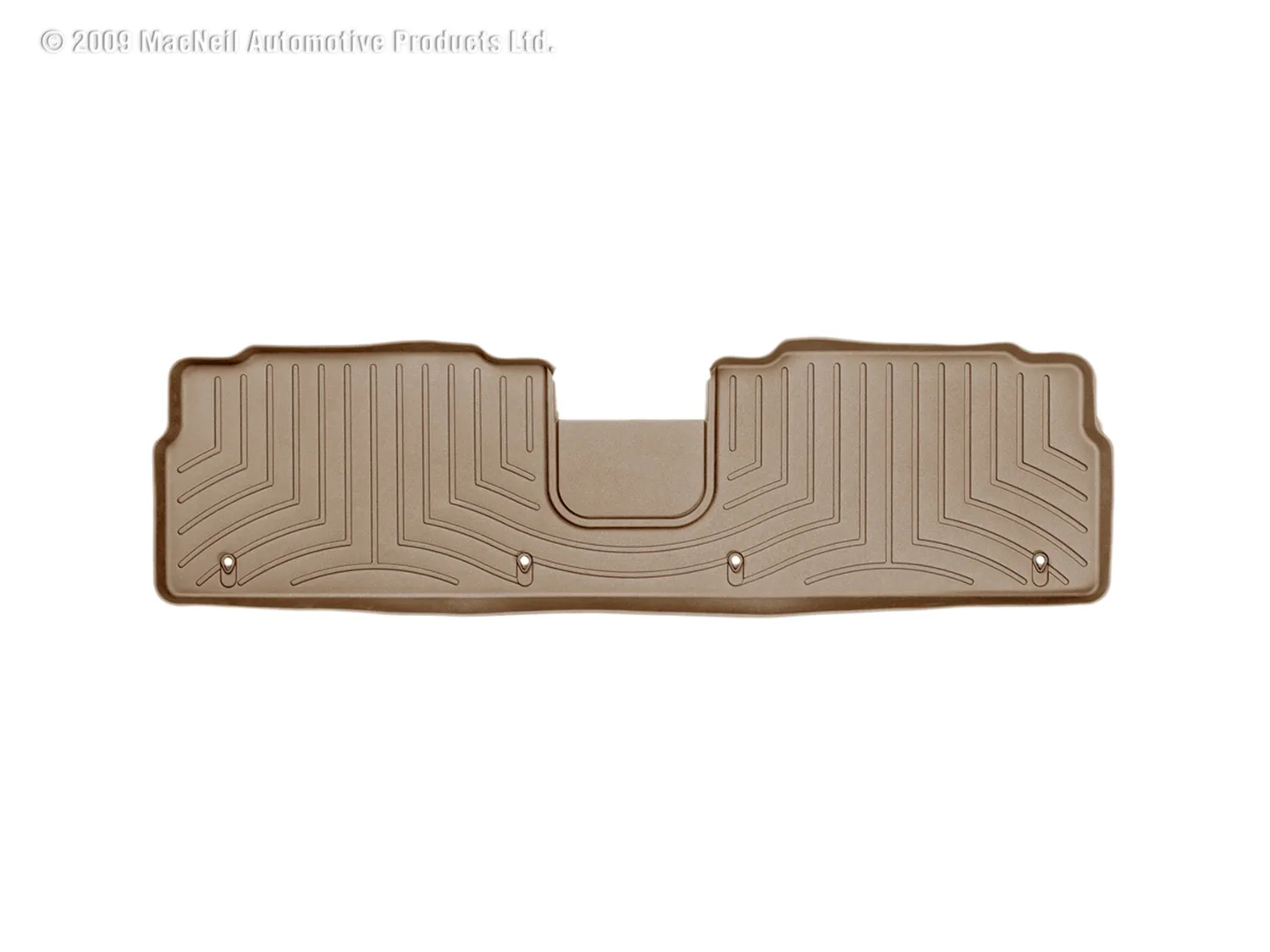 WeatherTech FloorLiner™ DigitalFit®; Tan; Rear;