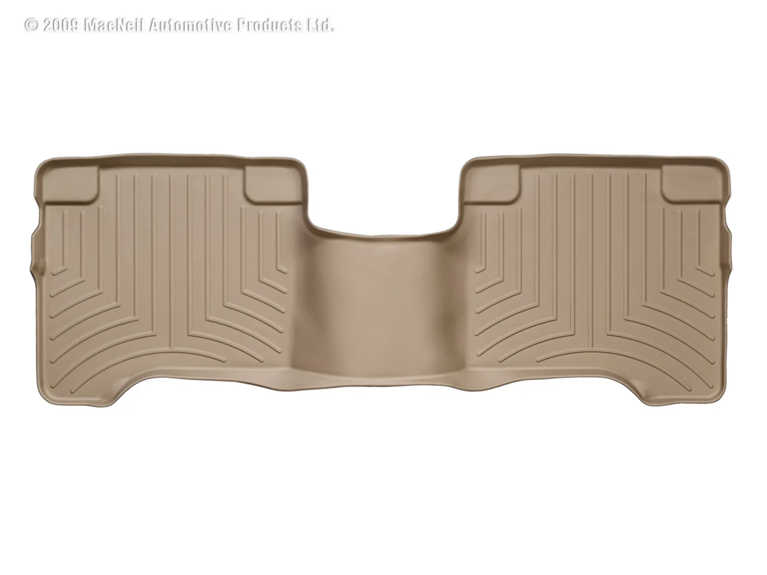 WeatherTech FloorLiner™ DigitalFit®; Tan; Rear;