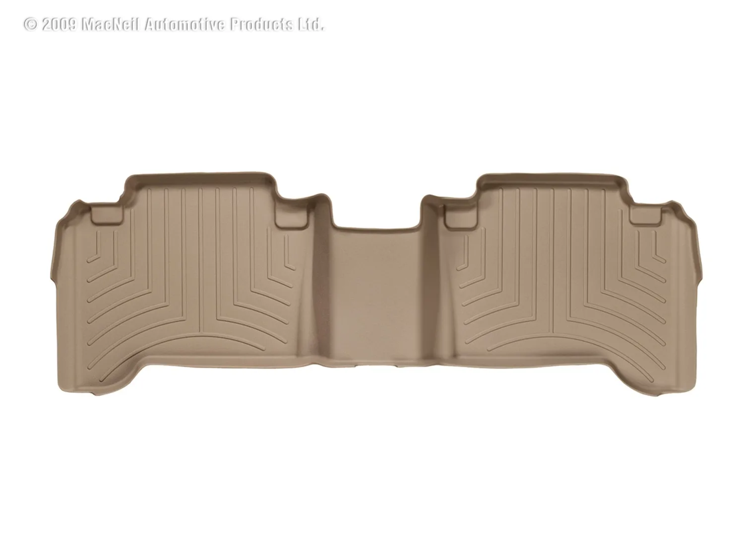 WeatherTech FloorLiner™ DigitalFit®; Tan; Rear;