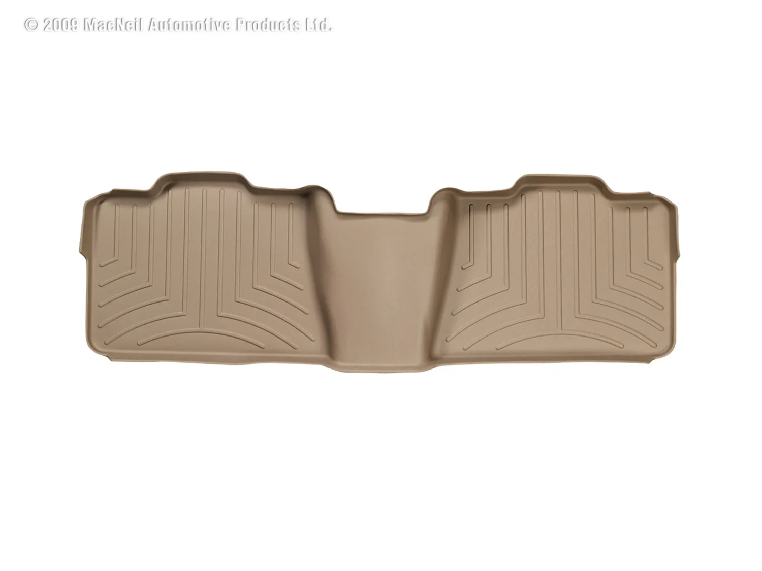 WeatherTech FloorLiner™ DigitalFit®; Tan; Rear;