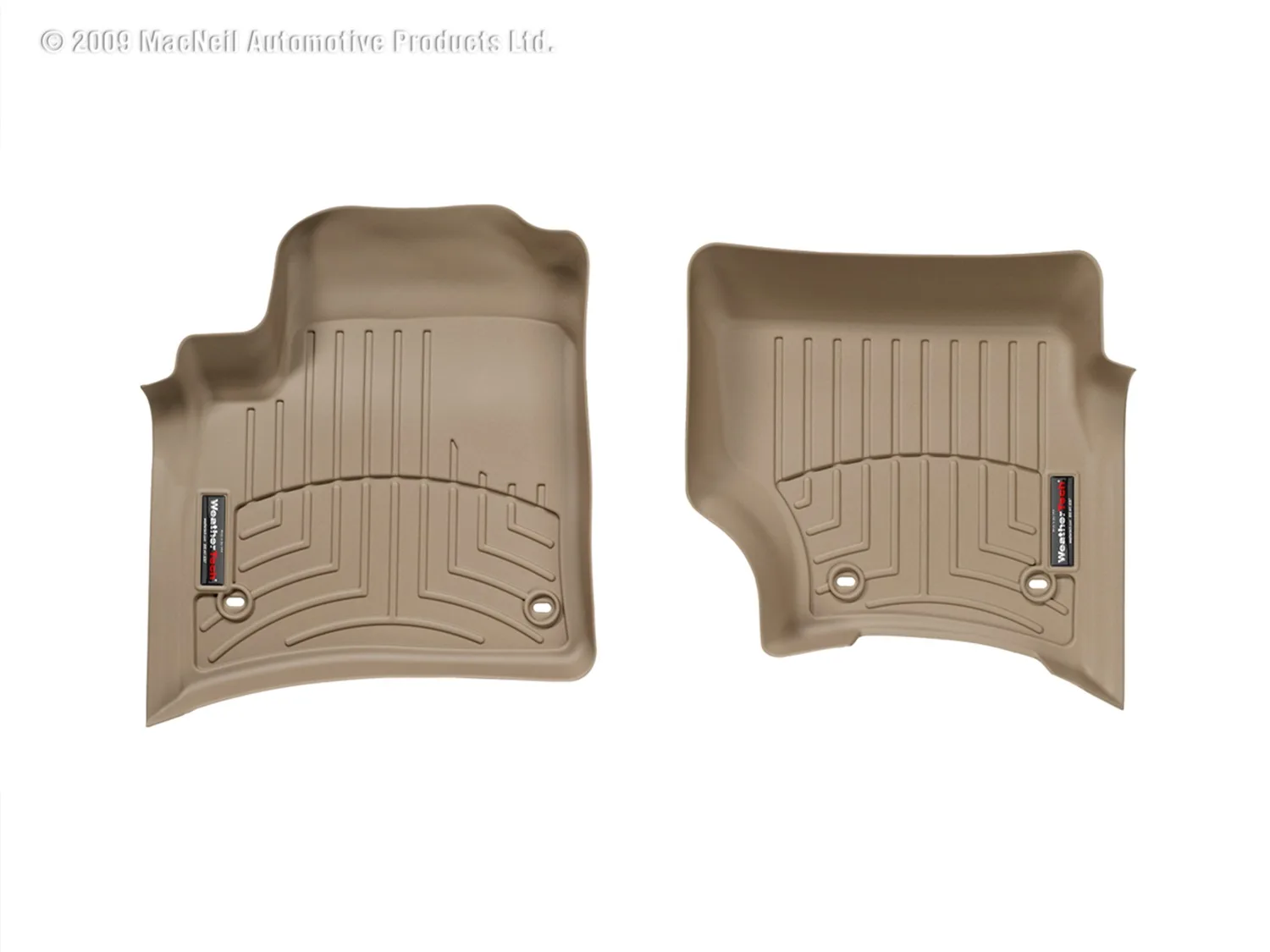 WeatherTech FloorLiner™ DigitalFit®; Tan; Front;