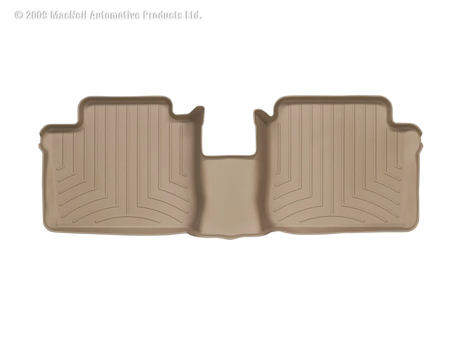 WeatherTech FloorLiner™ DigitalFit®; Tan; Rear;