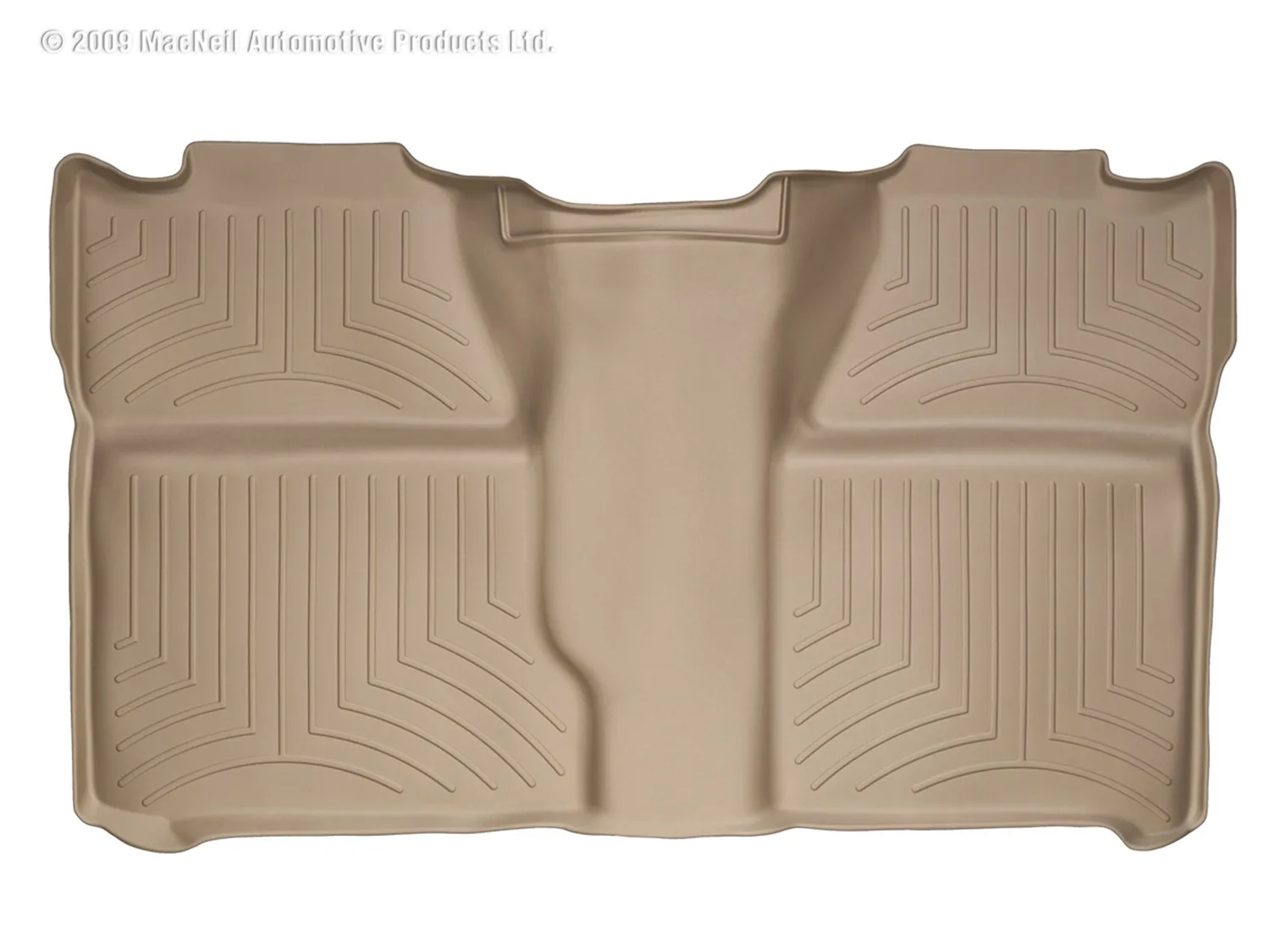 WeatherTech FloorLiner™ DigitalFit®; Tan; Rear;