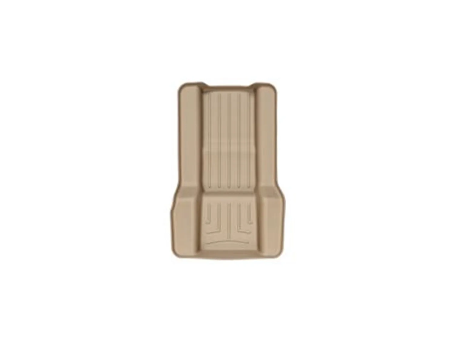 WeatherTech FloorLiner™ DigitalFit®; Tan; Rear; Center Aisle;