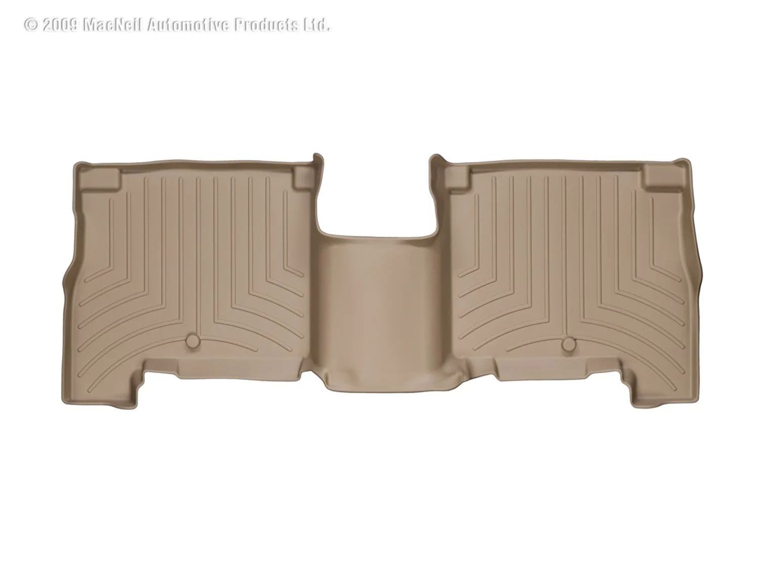 WeatherTech FloorLiner™ DigitalFit®; Tan; Rear;