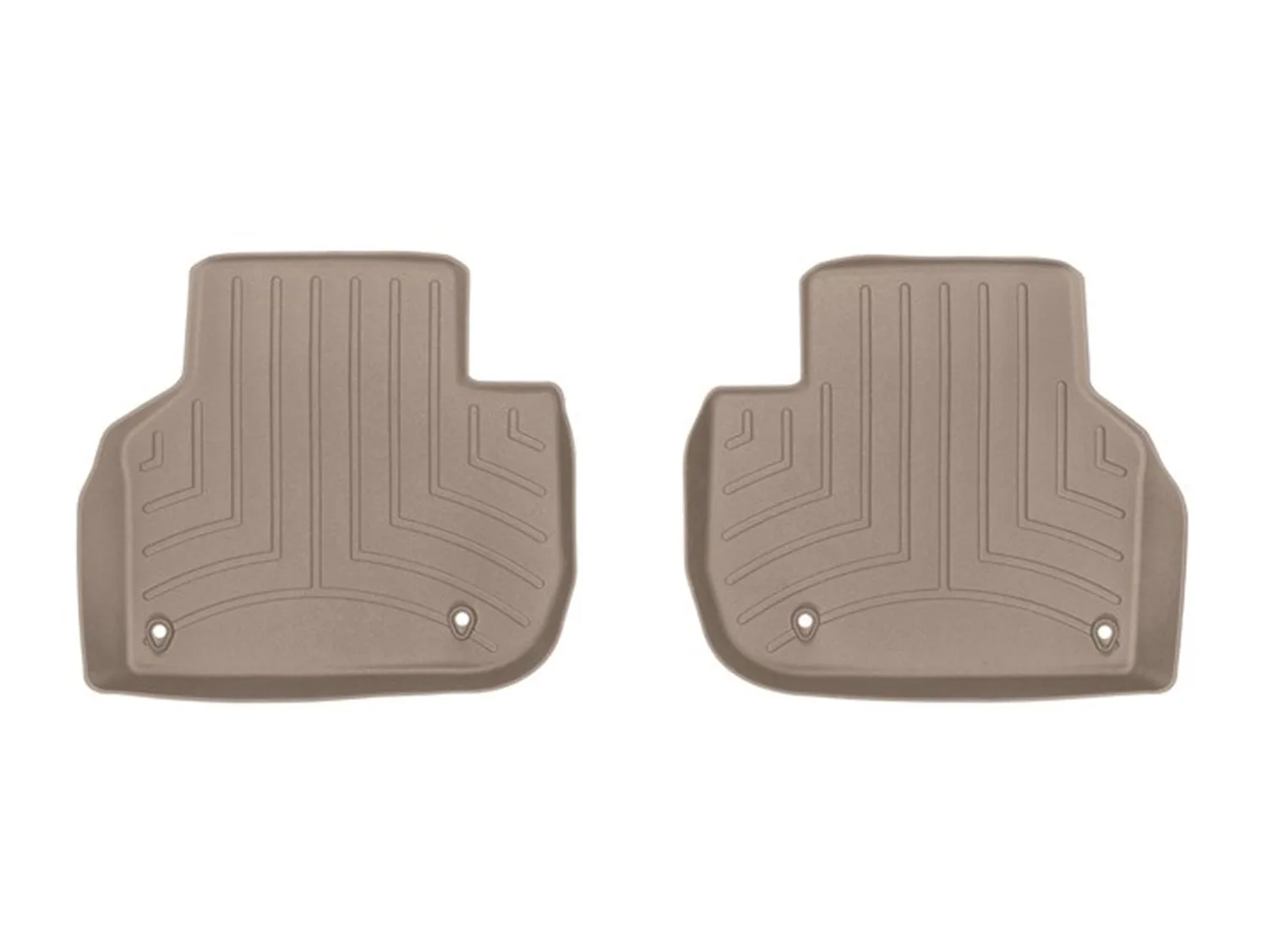 WeatherTech FloorLiner™ DigitalFit®; Tan; Rear;