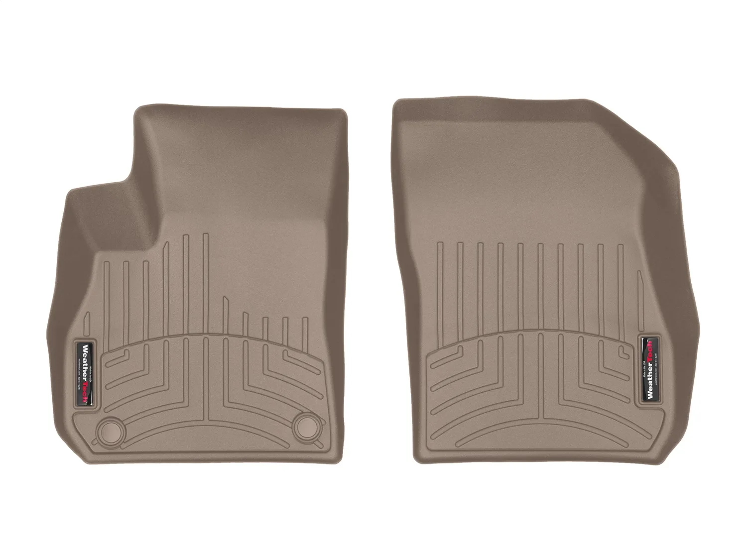 WeatherTech FloorLiner™ DigitalFit®; Tan; Front;