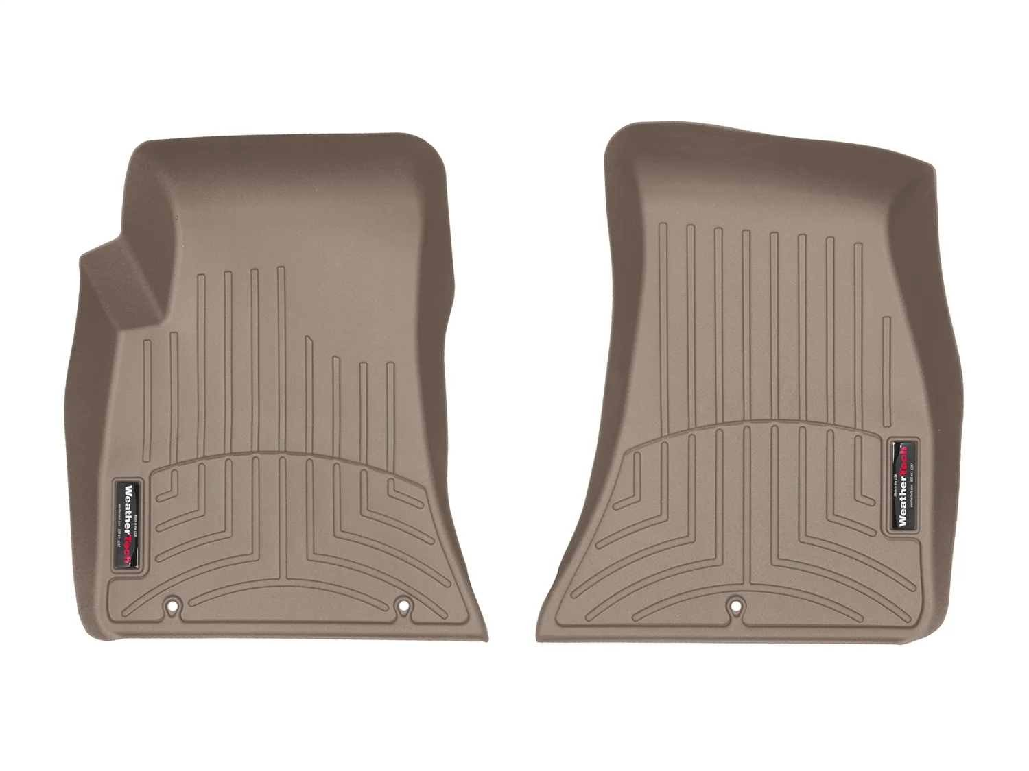 WeatherTech FloorLiner™ DigitalFit®; Tan; Front;