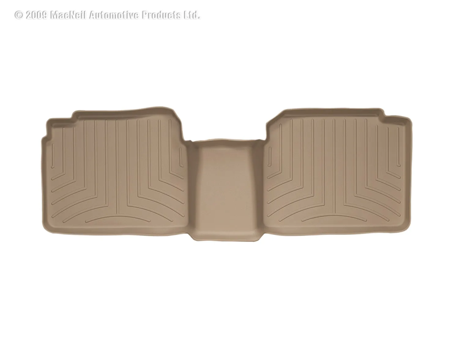 WeatherTech FloorLiner™ DigitalFit®; Tan; Rear;
