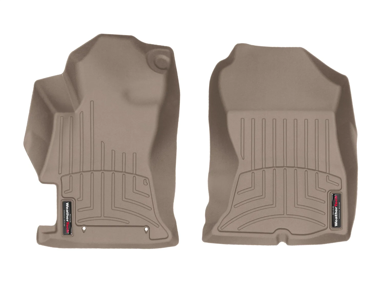 WeatherTech FloorLiner™ DigitalFit®; Tan; Front;