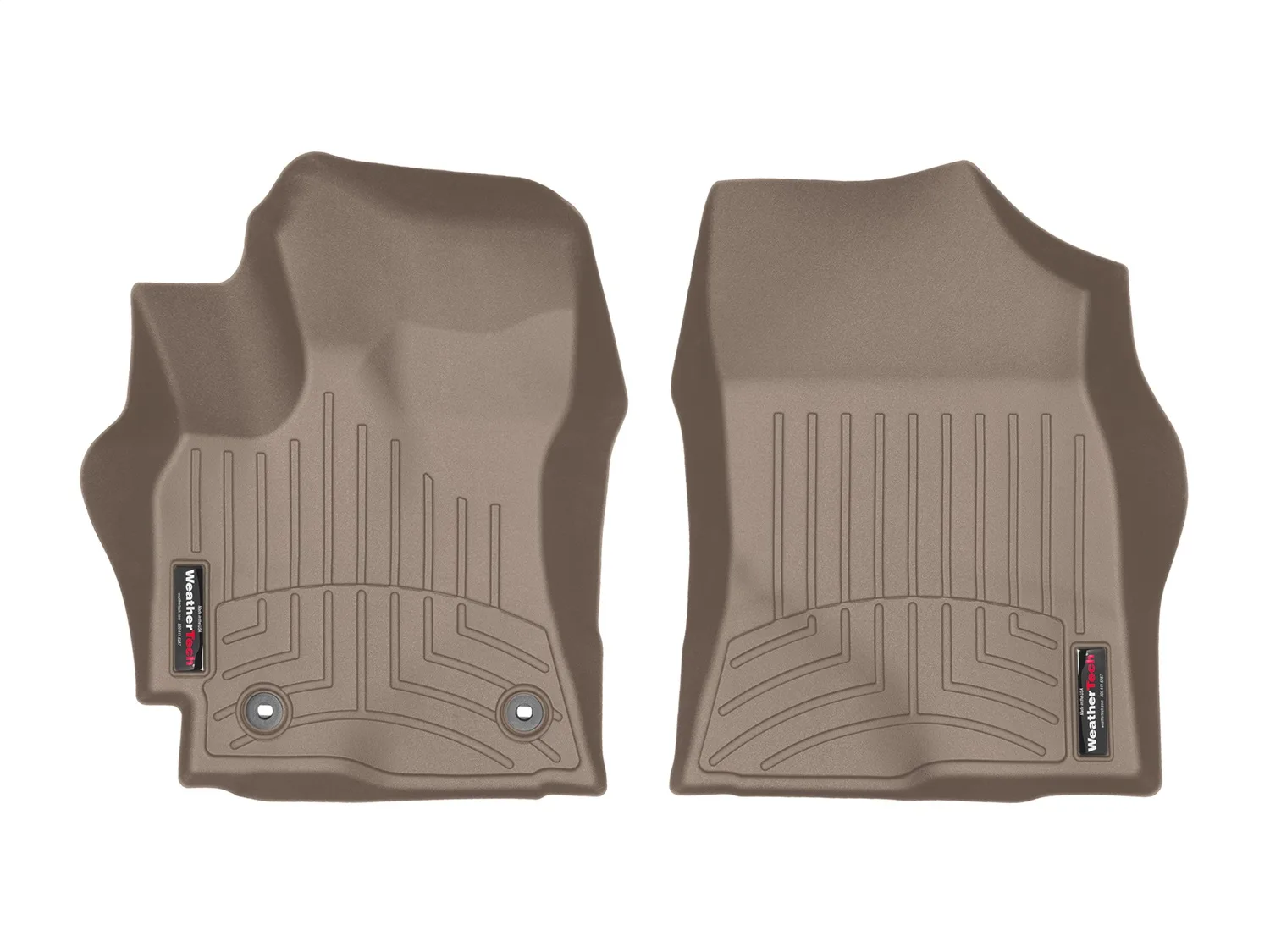 WeatherTech FloorLiner™ DigitalFit®; Tan; Front;