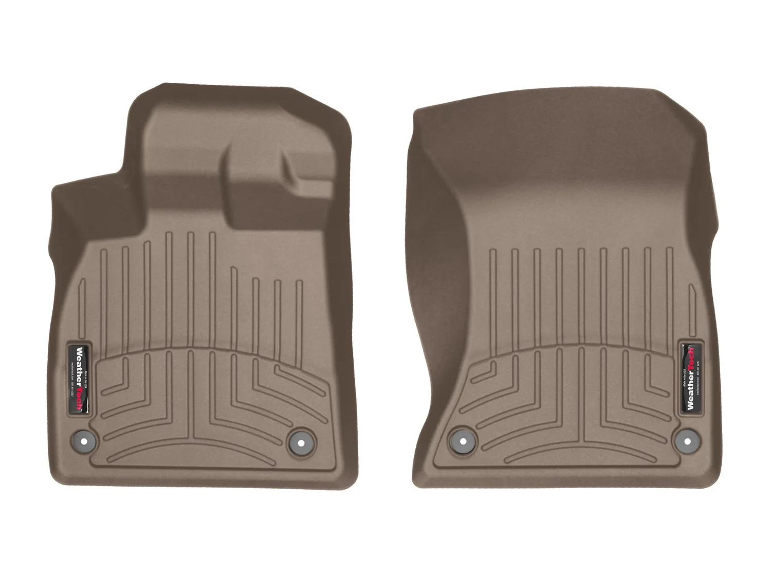 WeatherTech FloorLiner™ DigitalFit®; Tan; Front;