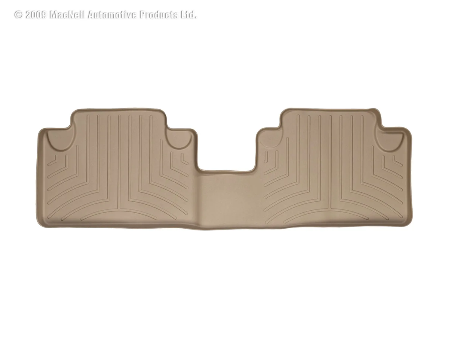 WeatherTech FloorLiner™ DigitalFit®; Tan; Rear;