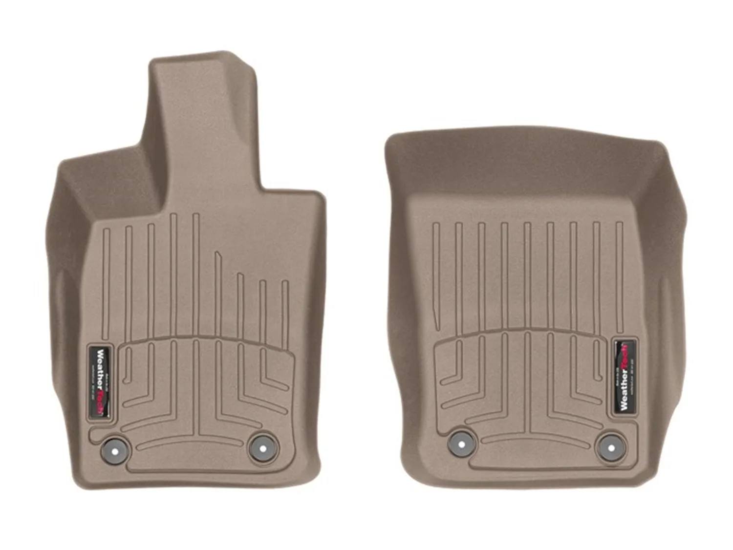 WeatherTech FloorLiner™ DigitalFit®; Tan; Front;