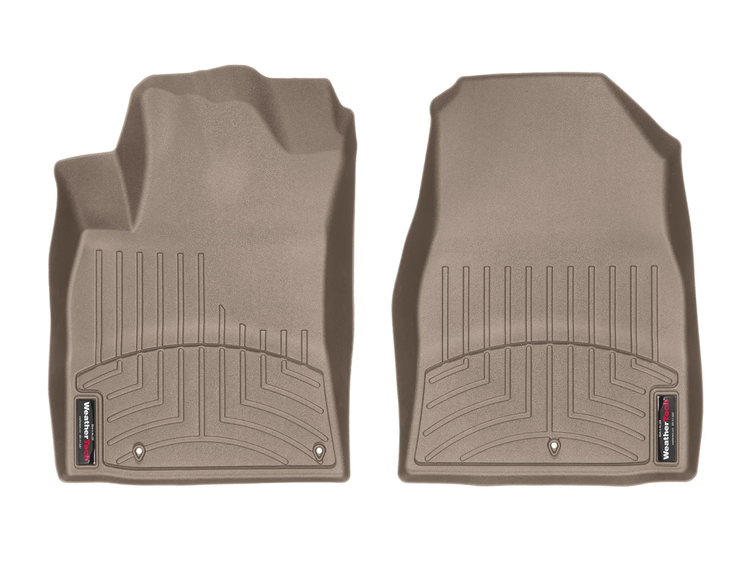 WeatherTech FloorLiner™ DigitalFit®; Tan; Front;