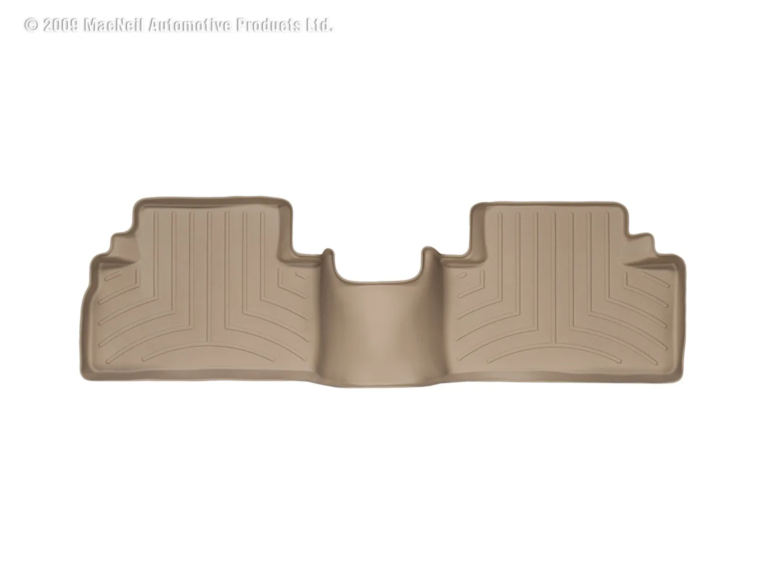 WeatherTech FloorLiner™ DigitalFit®; Tan; Rear;