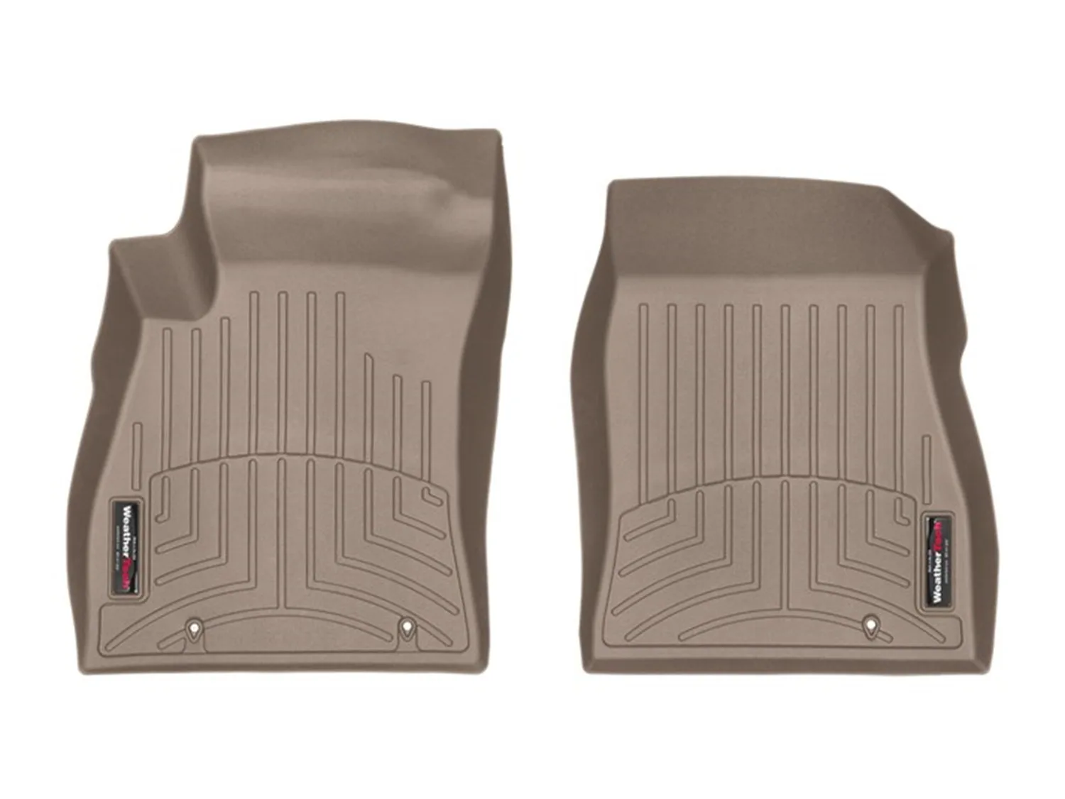 WeatherTech FloorLiner™ DigitalFit®; Tan; Front;